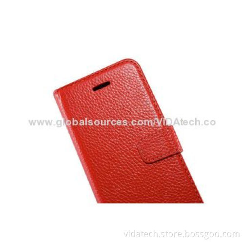 Genuine Leather Case with Stand Function and Card Slot, for iPhone 6, with own FactoryNew